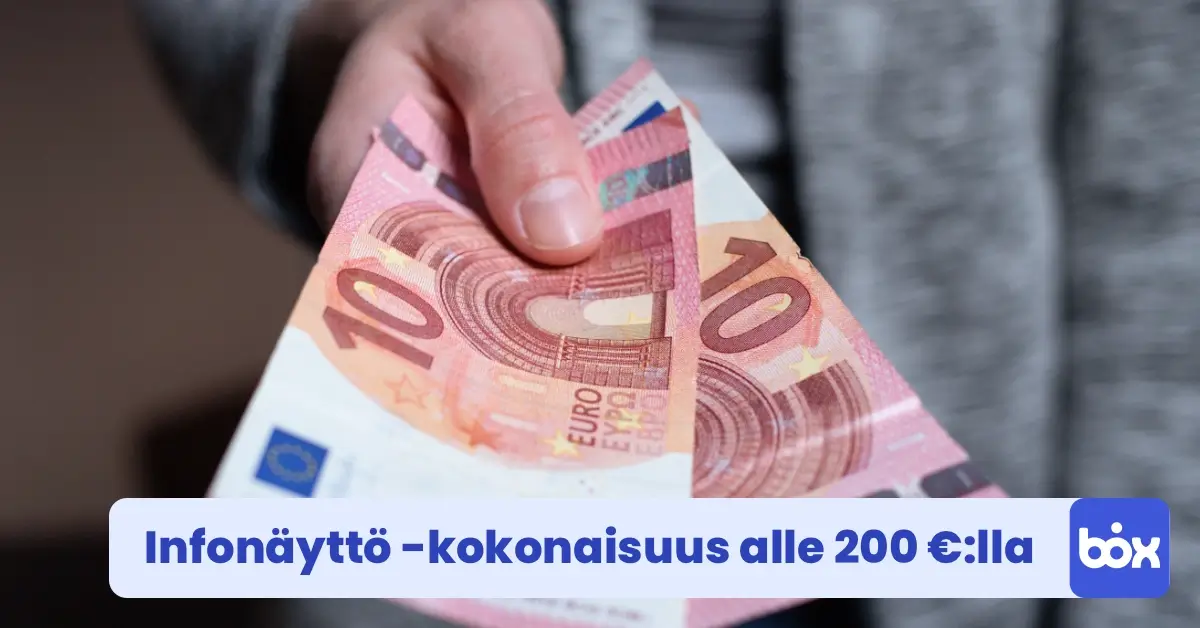 Infonäyttö-kokonaisuus: