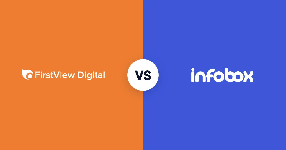 Firstview vs InfoBox: kokoustekniikka vai infonäytöt?