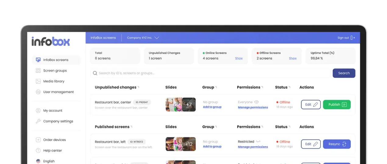 InfoBox Platform