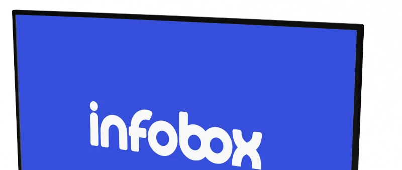 Infonäyttö myymälään InfoBox-logo
