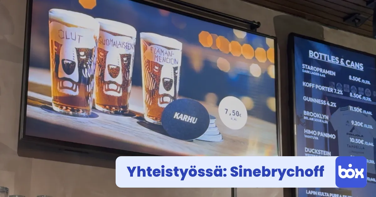 InfoBox ja Sinebrychoff yhteistyöhön