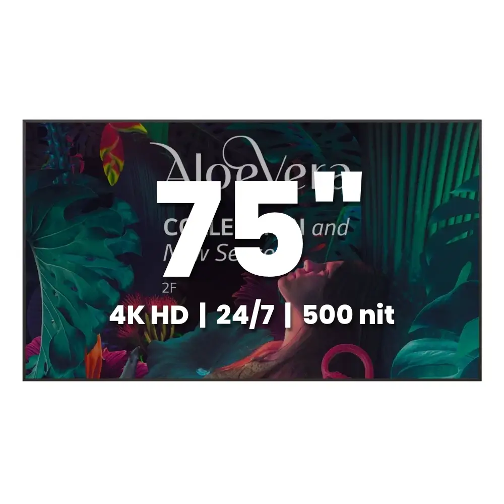 LG infonäyttö, 75" 24/7 (75UH5N-M)