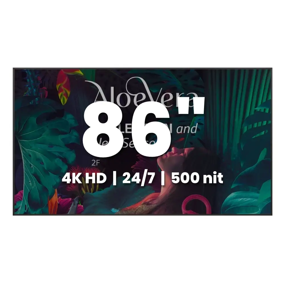 LG infonäyttö, 86" 24/7 (86UH5N-M)