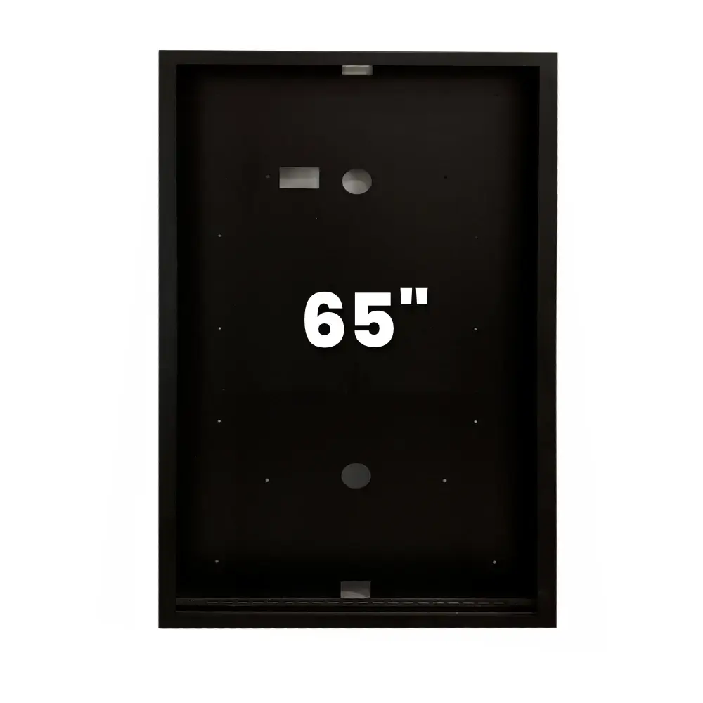 LH-Group suojakotelo sisään, 65" seinä musta