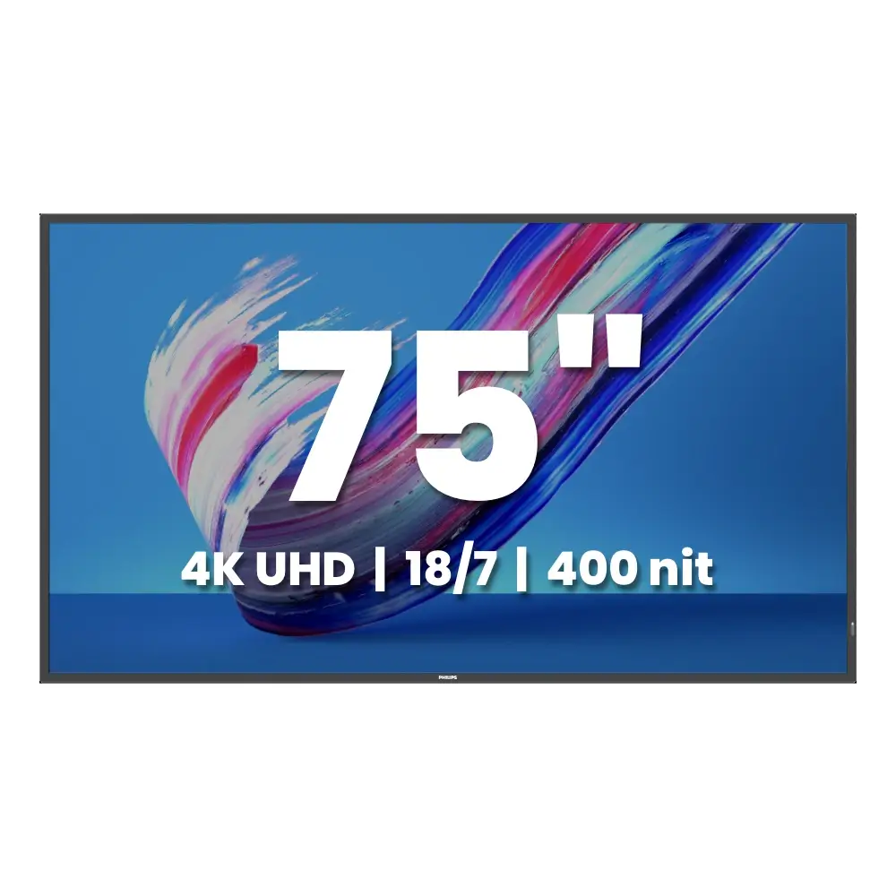 Philips infonäyttö, 75" 400 nit 18/7 (75BDL3650Q)
