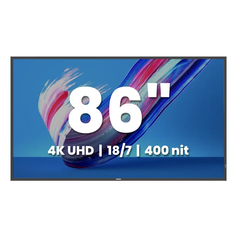 Philips infonäyttö, 86" 400 nit 18/7 (86BDL3650Q)