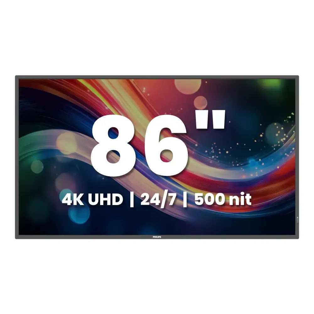 Philips infonäyttö, 86" 500 nit 24/7 (86BDL4050Q)