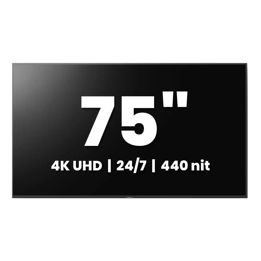 Sony infonäyttö, 75" 440 nit 24/7 (FW-75BZ30L)