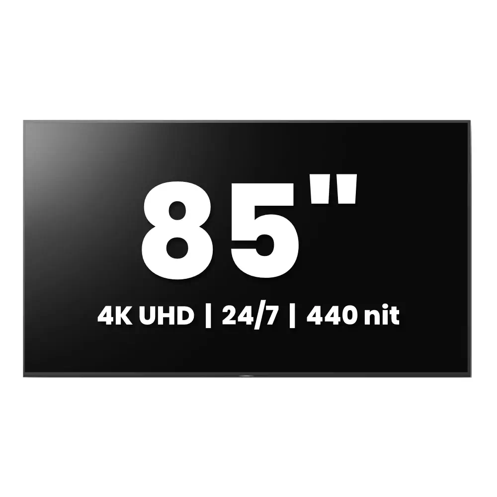 Sony infonäyttö, 85" 440 nit 24/7 (FW-85BZ30L)