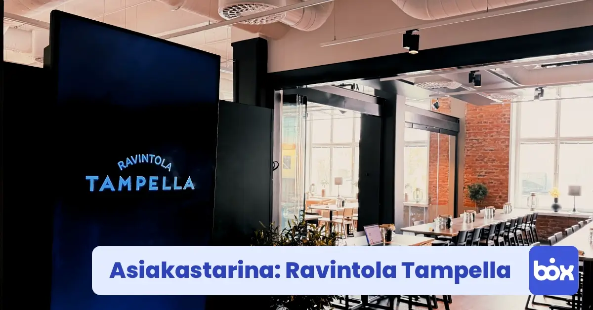 InfoBox kokemuksia: Ravintola Tampella