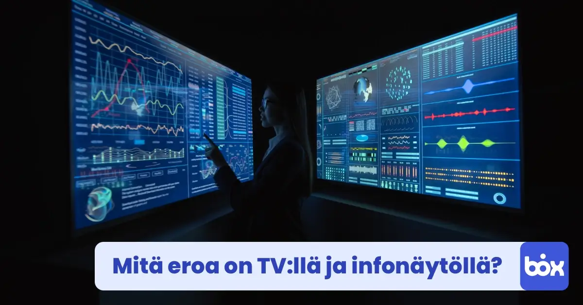 Televisio vai infonäyttö?