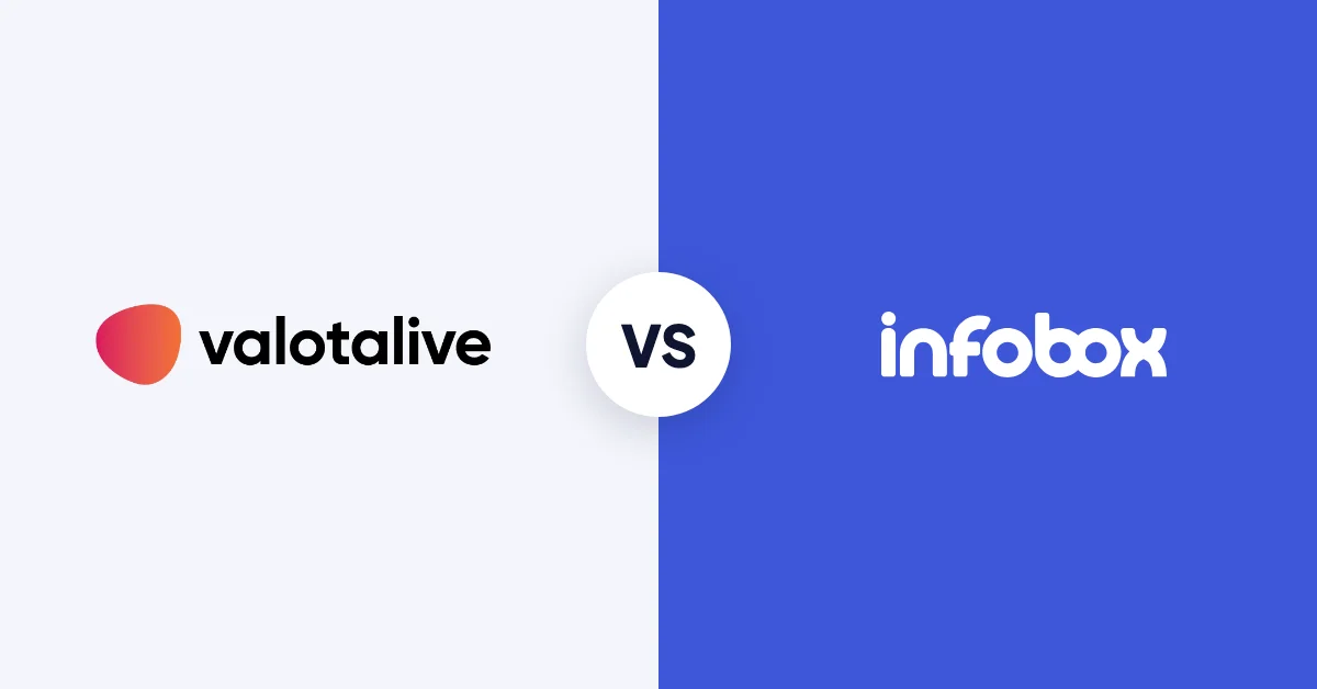 Valotalive vs InfoBox: sovelluksista vai näytöistä?